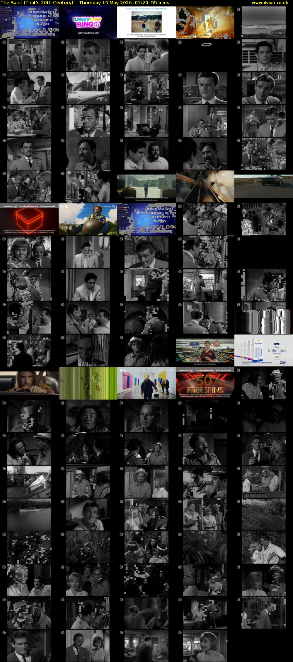 The Saint (That's 20th Century) Thursday 14 May 2026 01:20 - 02:15