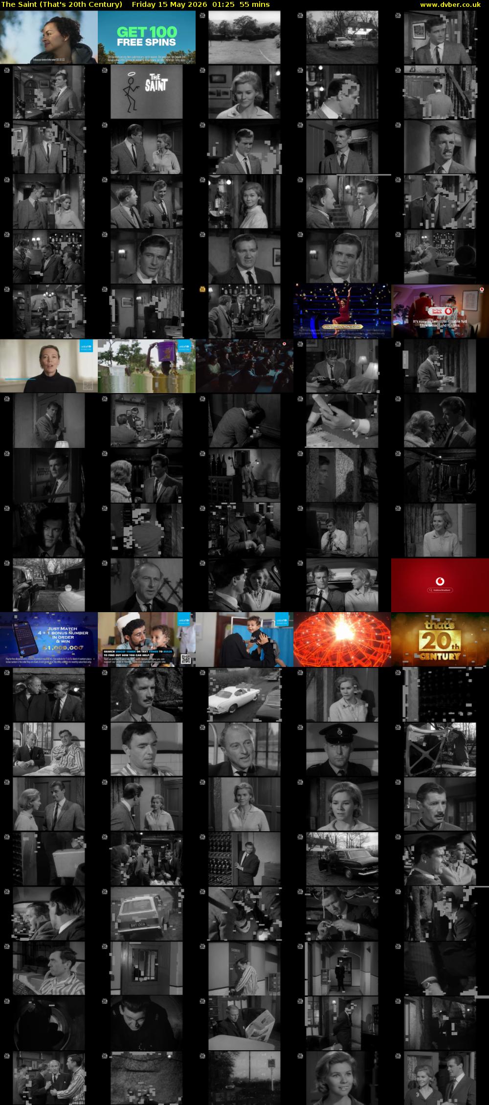 The Saint (That's 20th Century) Friday 15 May 2026 01:25 - 02:20