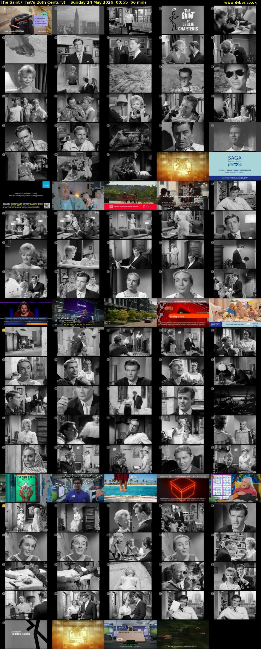 The Saint (That's 20th Century) Sunday 24 May 2026 00:55 - 01:55
