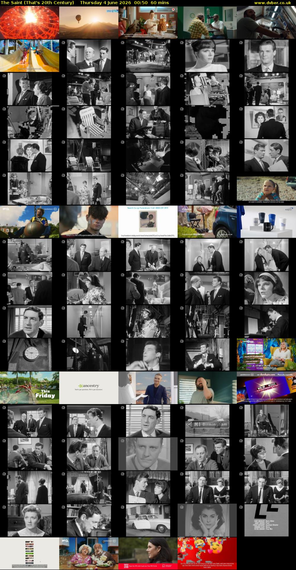 The Saint (That's 20th Century) Thursday 4 June 2026 00:50 - 01:50