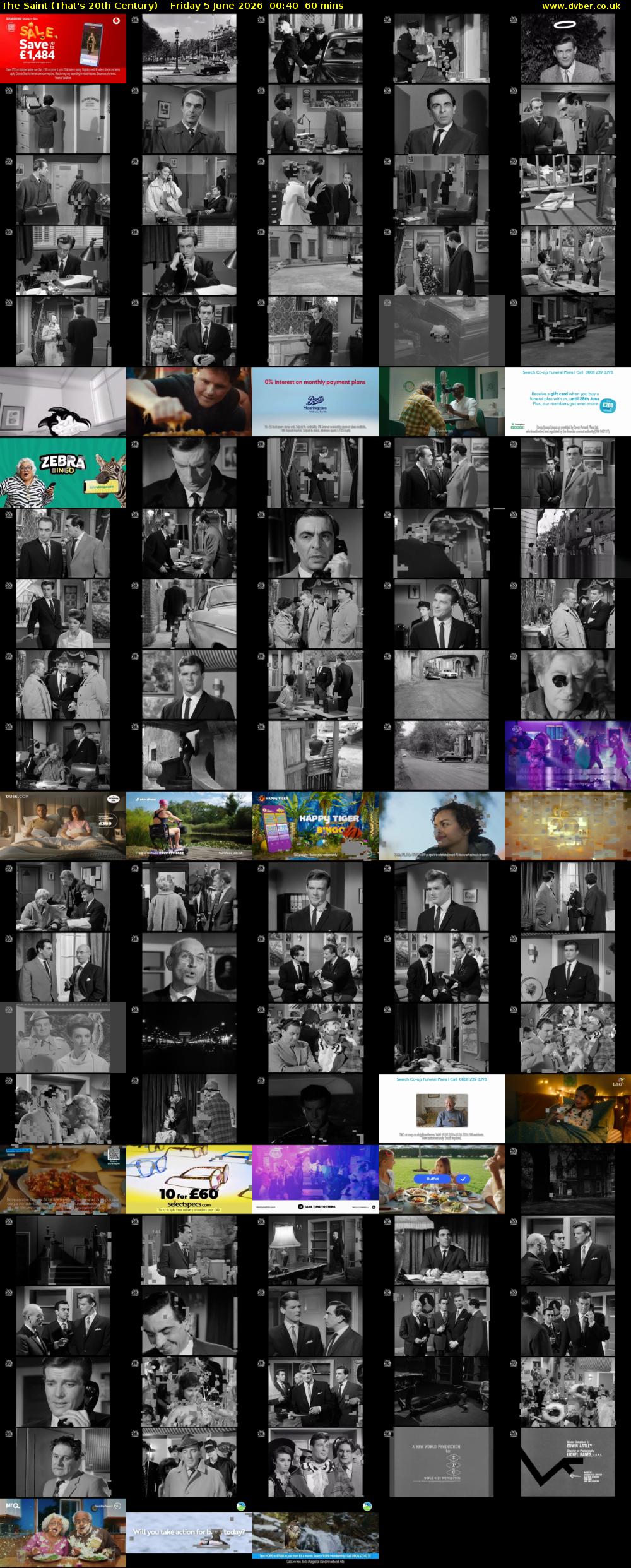The Saint (That's 20th Century) Friday 5 June 2026 00:40 - 01:40