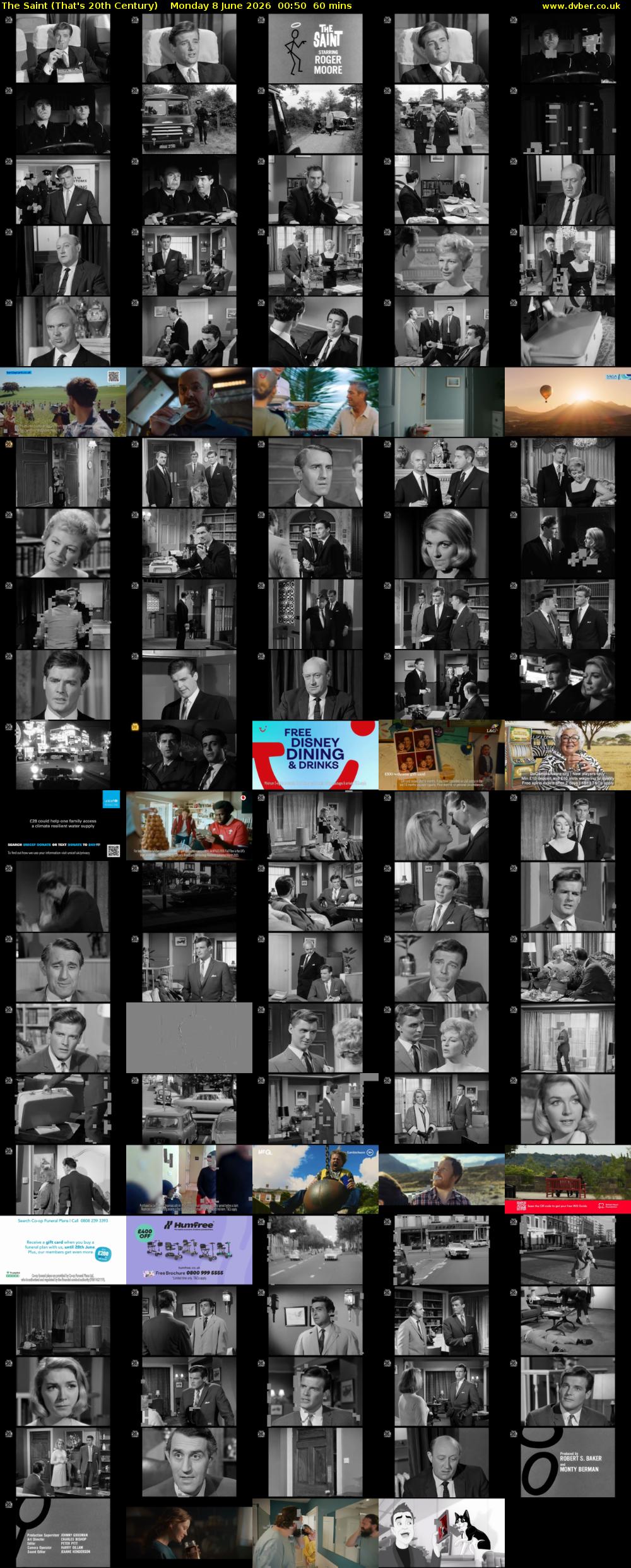 The Saint (That's 20th Century) Monday 8 June 2026 00:50 - 01:50