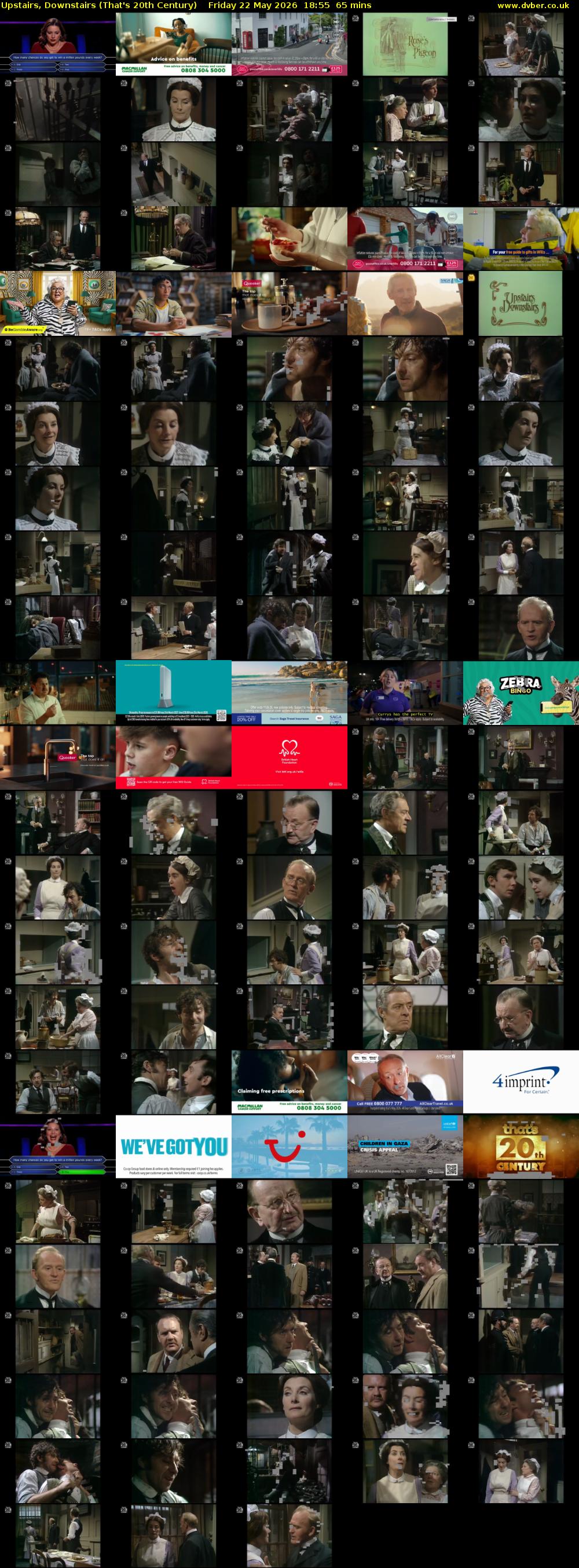 Upstairs, Downstairs (That's 20th Century) Friday 22 May 2026 18:55 - 20:00