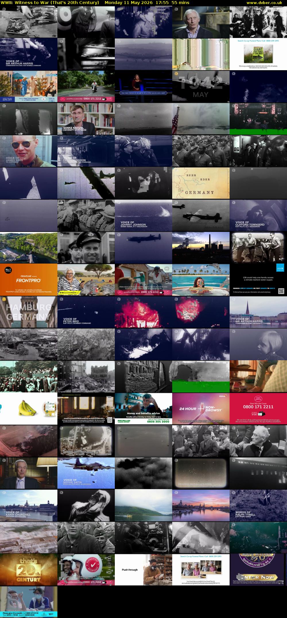 WWII: Witness to War (That's 20th Century) Monday 11 May 2026 17:55 - 18:50