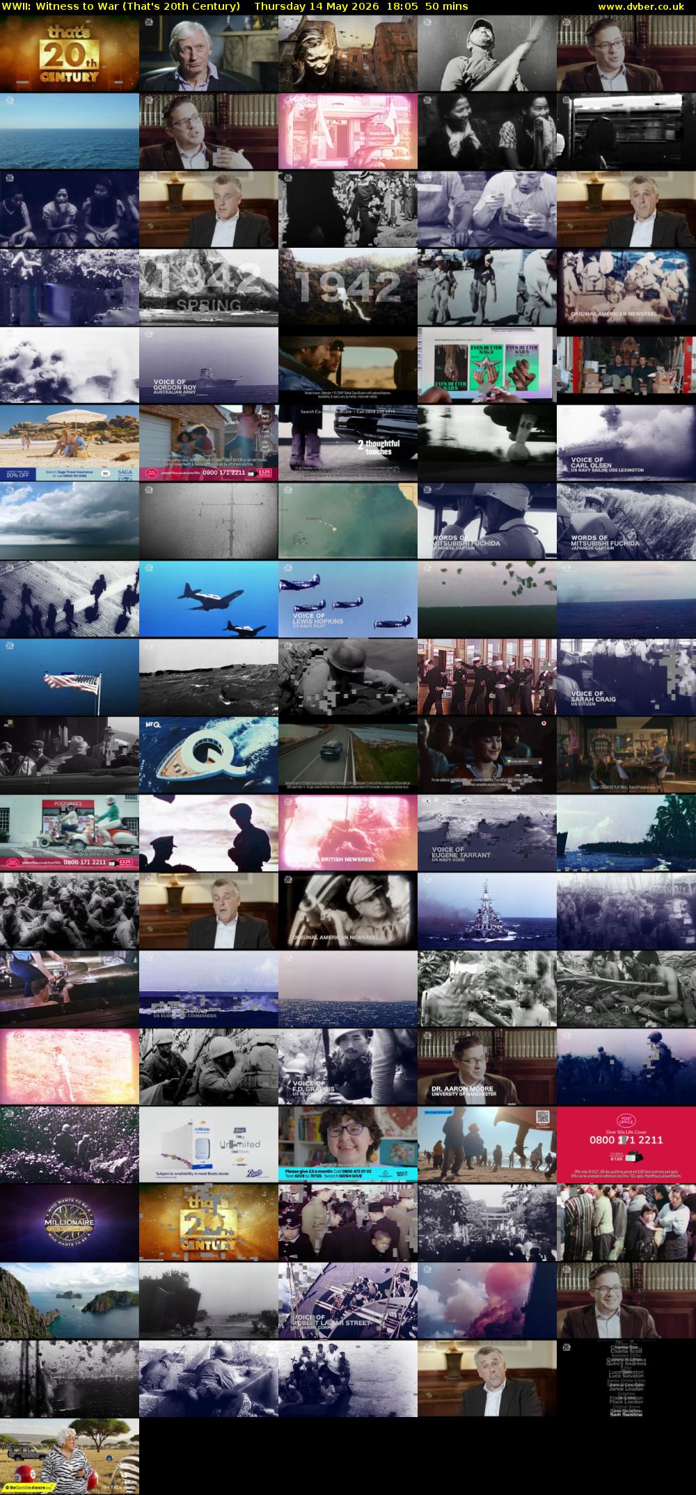 WWII: Witness to War (That's 20th Century) Thursday 14 May 2026 18:05 - 18:55