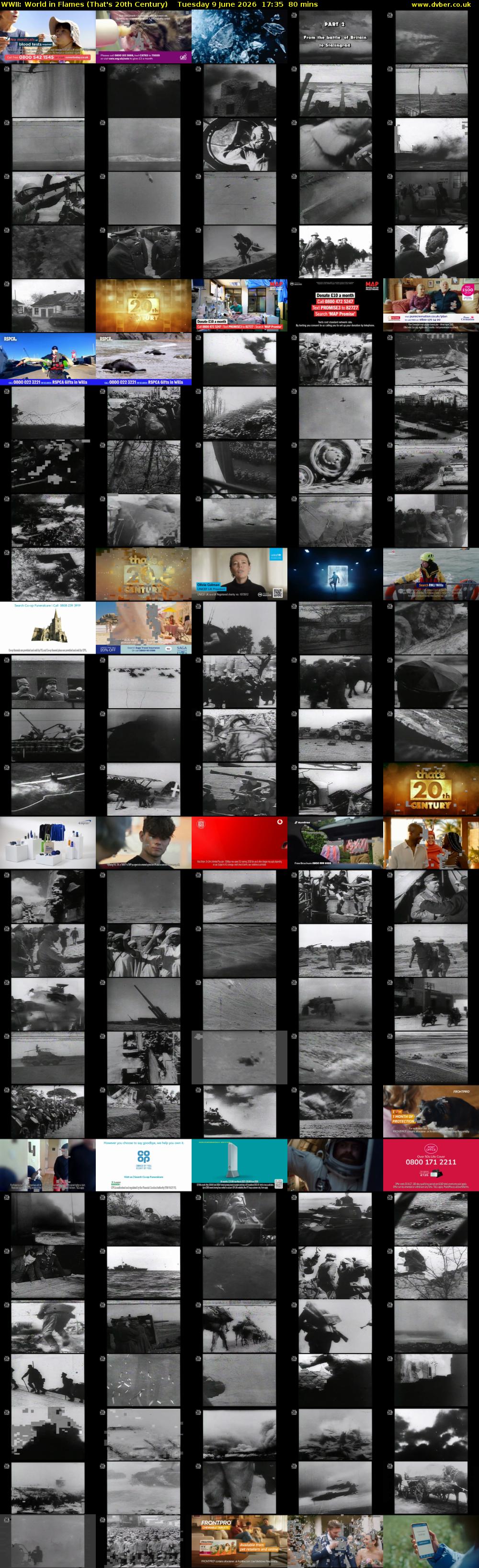 WWII: World in Flames (That's 20th Century) Tuesday 9 June 2026 17:35 - 18:55