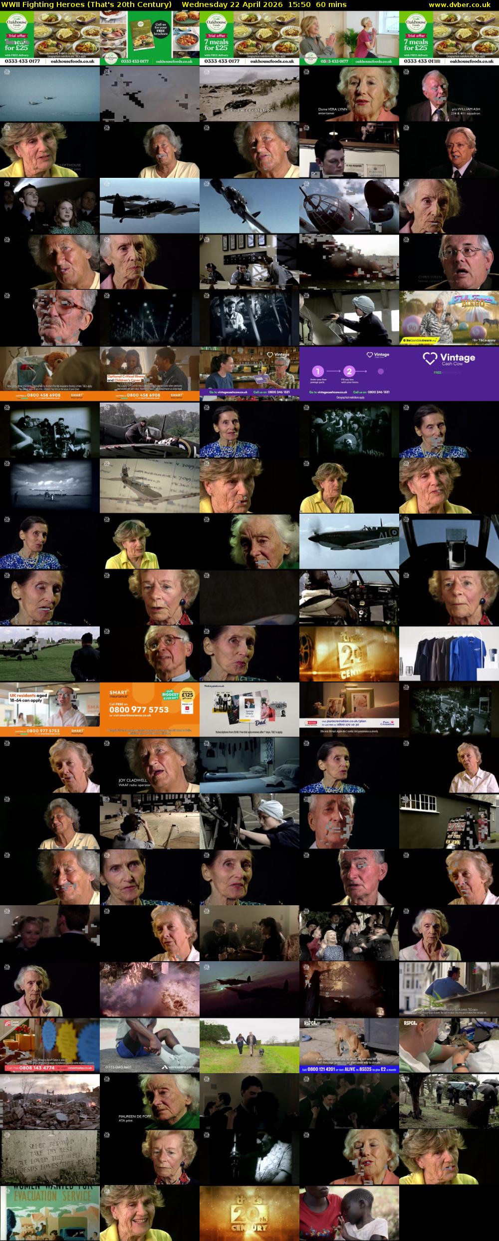 WWII Fighting Heroes (That's 20th Century) Wednesday 22 April 2026 15:50 - 16:50