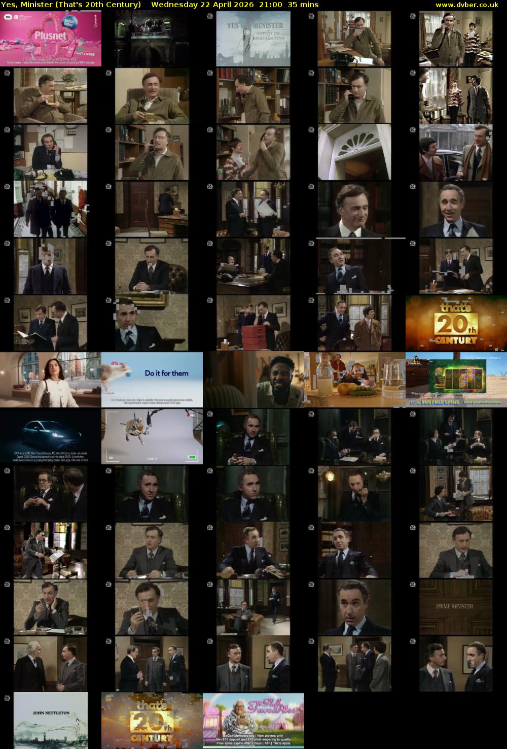 Yes, Minister (That's 20th Century) Wednesday 22 April 2026 21:00 - 21:35