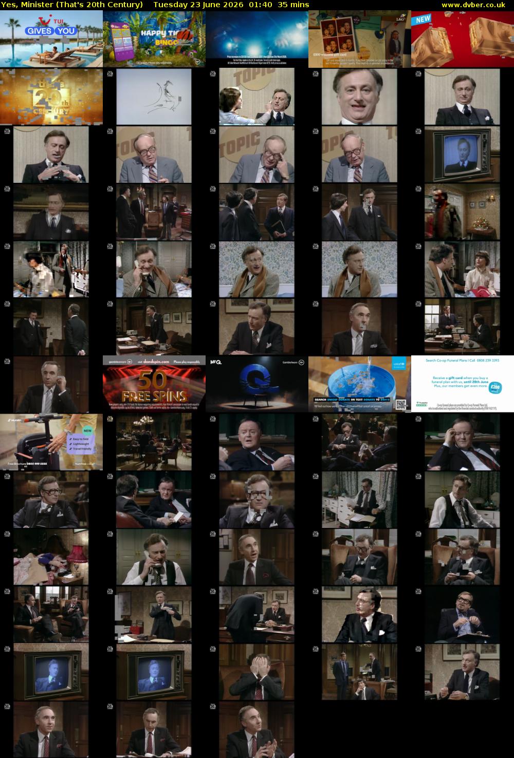 Yes, Minister (That's 20th Century) Tuesday 23 June 2026 01:40 - 02:15