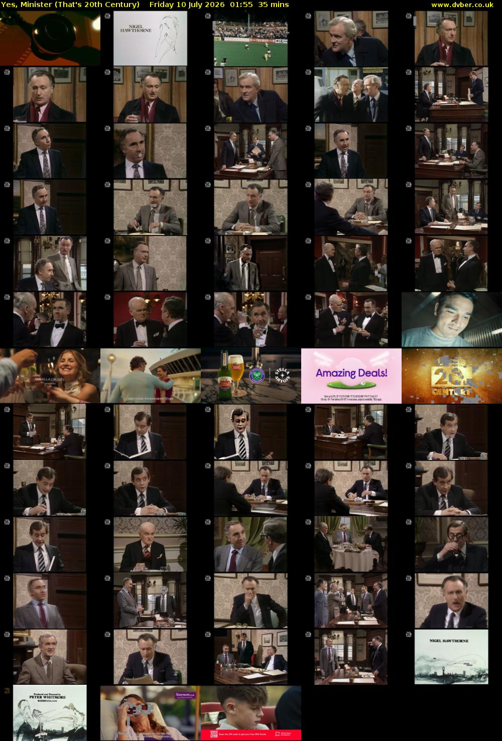 Yes, Minister (That's 20th Century) Friday 10 July 2026 01:55 - 02:30