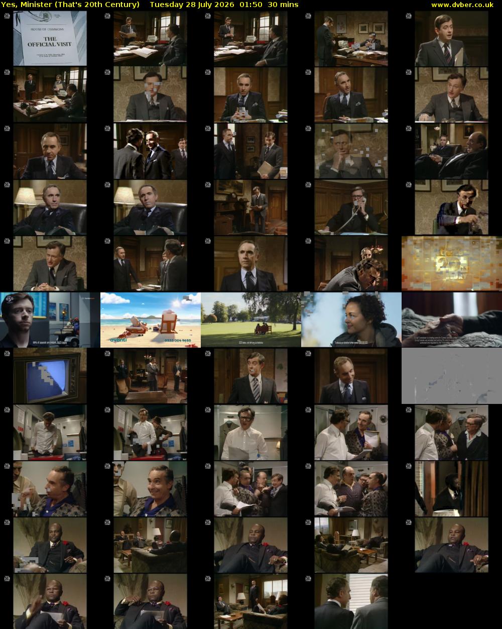 Yes, Minister (That's 20th Century) Tuesday 28 July 2026 01:50 - 02:20