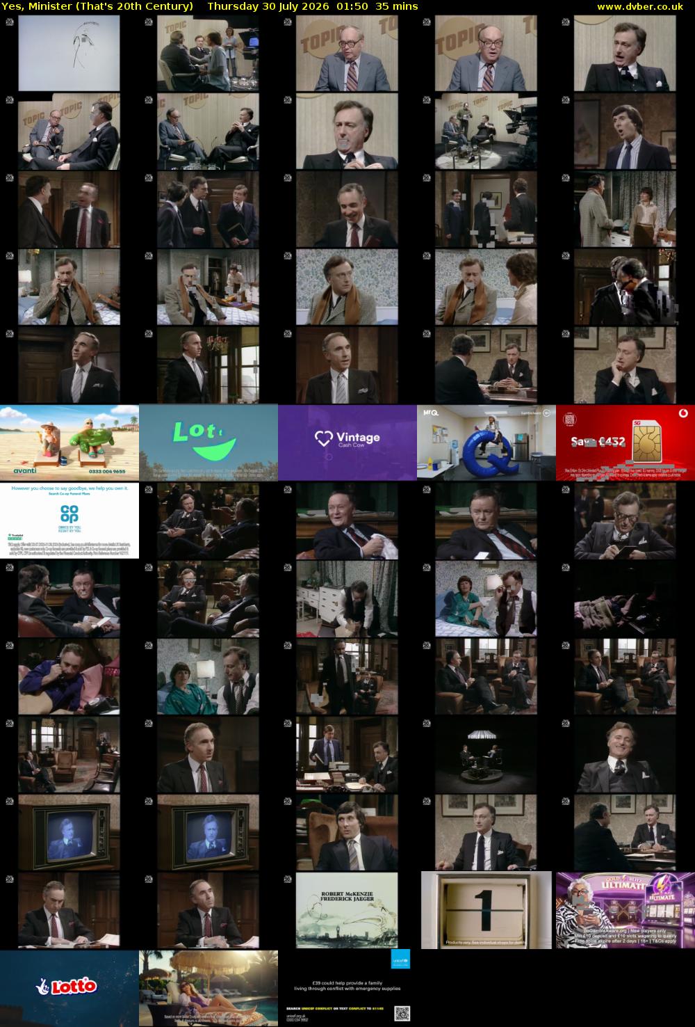 Yes, Minister (That's 20th Century) Thursday 30 July 2026 01:50 - 02:25