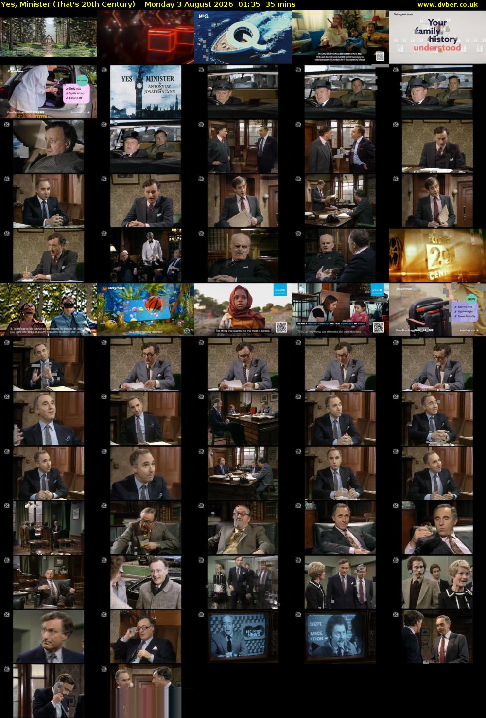 Yes, Minister (That's 20th Century) Monday 3 August 2026 01:35 - 02:10