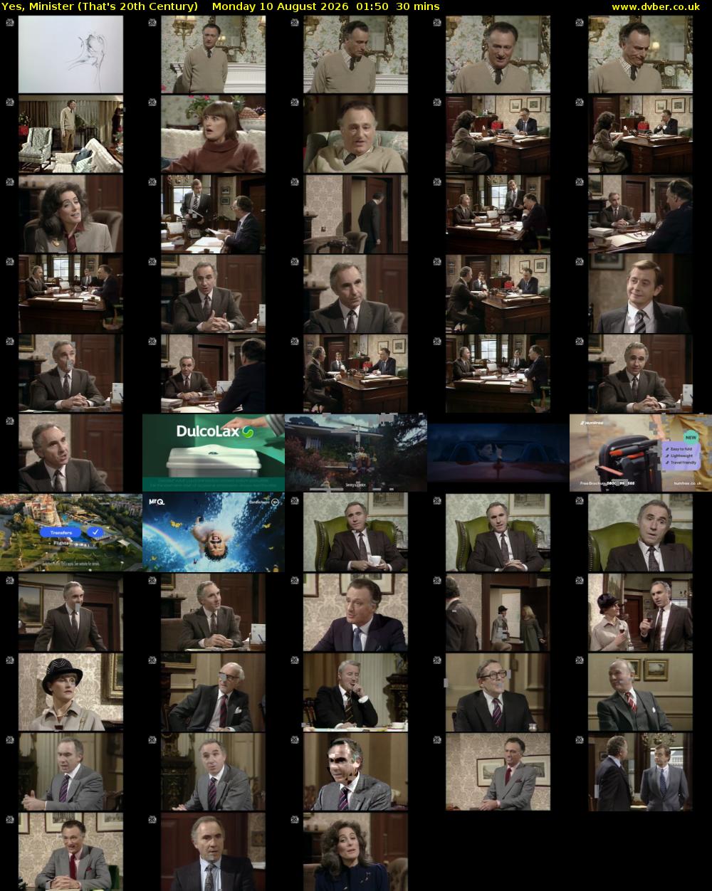 Yes, Minister (That's 20th Century) Monday 10 August 2026 01:50 - 02:20