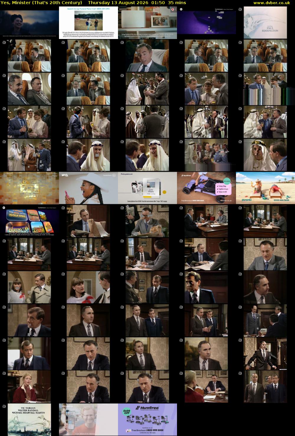 Yes, Minister (That's 20th Century) Thursday 13 August 2026 01:50 - 02:25