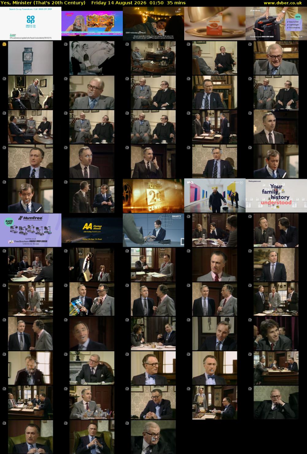 Yes, Minister (That's 20th Century) Friday 14 August 2026 01:50 - 02:25