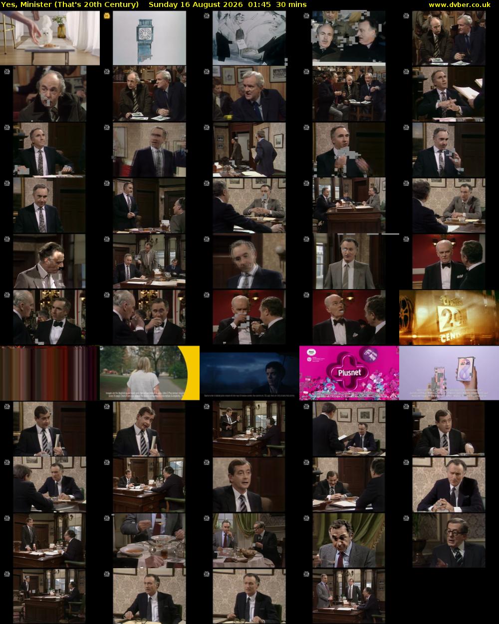 Yes, Minister (That's 20th Century) Sunday 16 August 2026 01:45 - 02:15