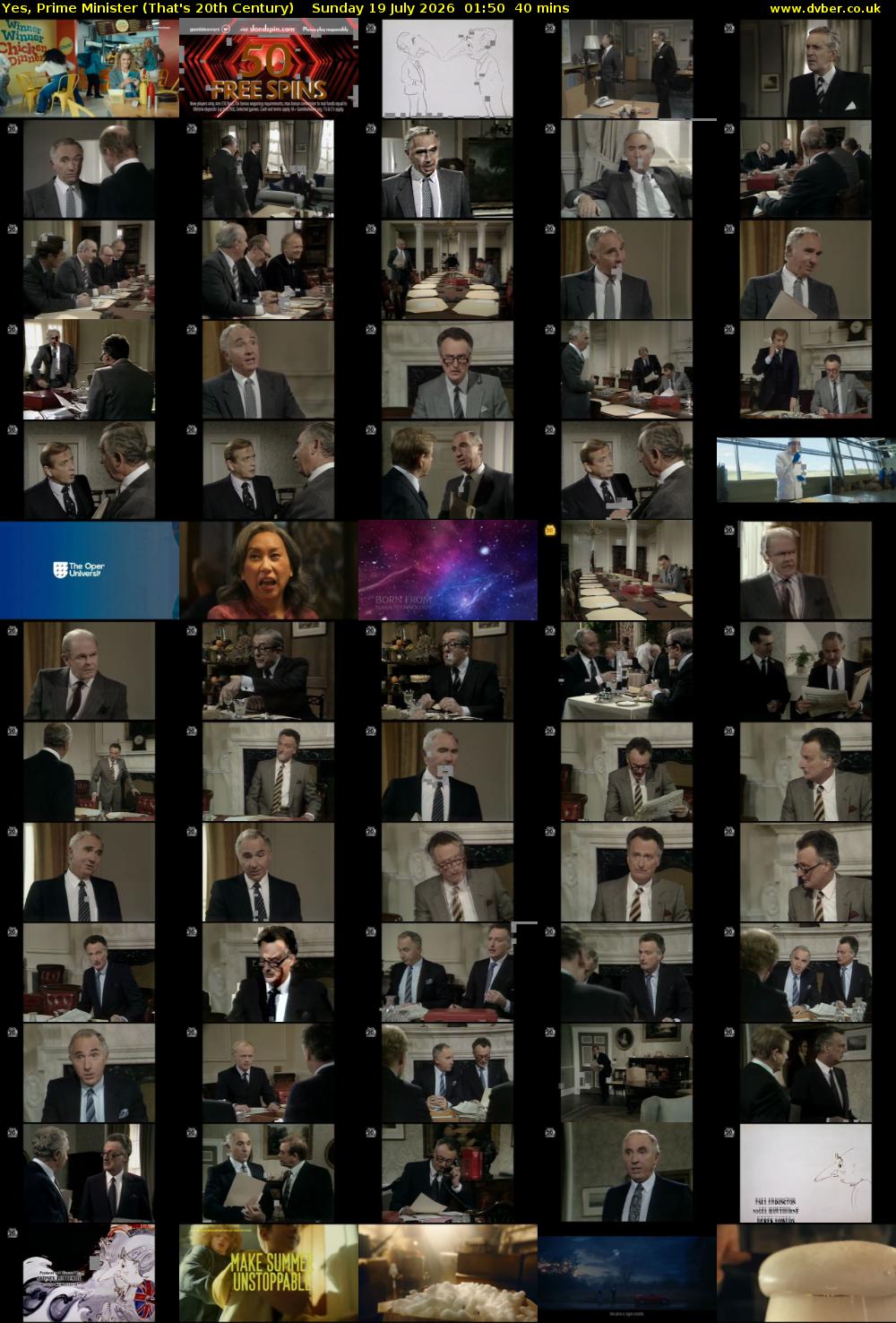Yes, Prime Minister (That's 20th Century) Sunday 19 July 2026 01:50 - 02:30