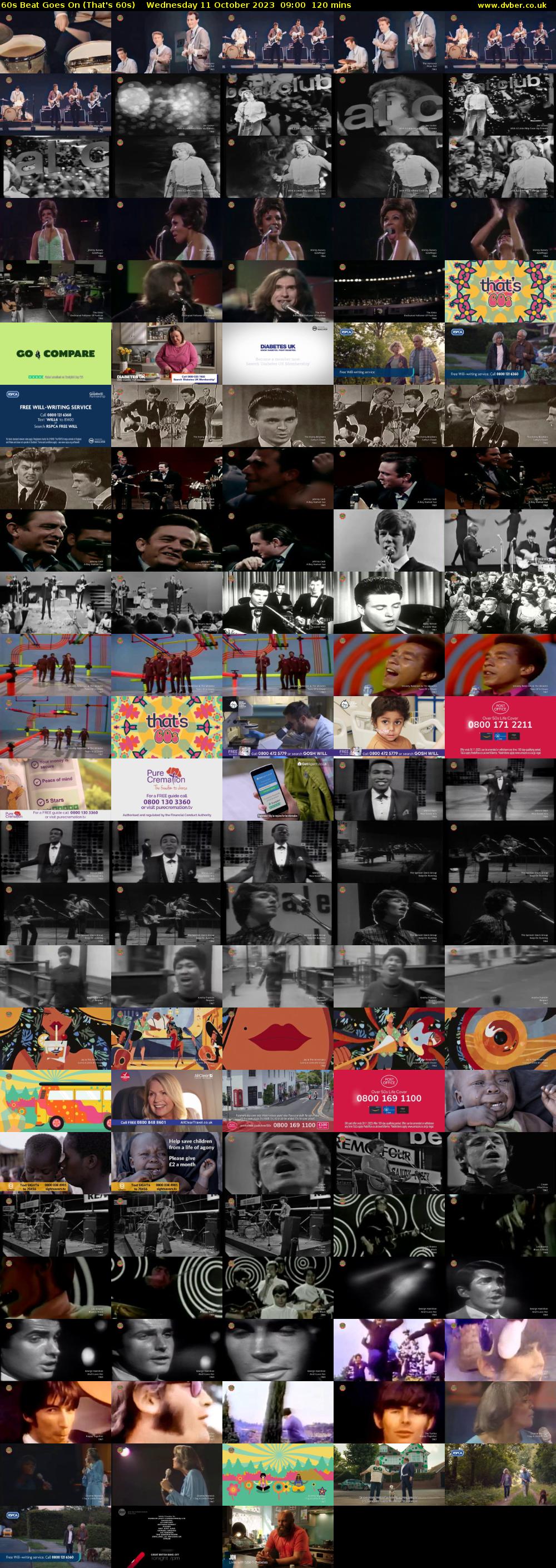 60s Beat Goes On (That's 60s) Wednesday 11 October 2023 09:00 - 11:00