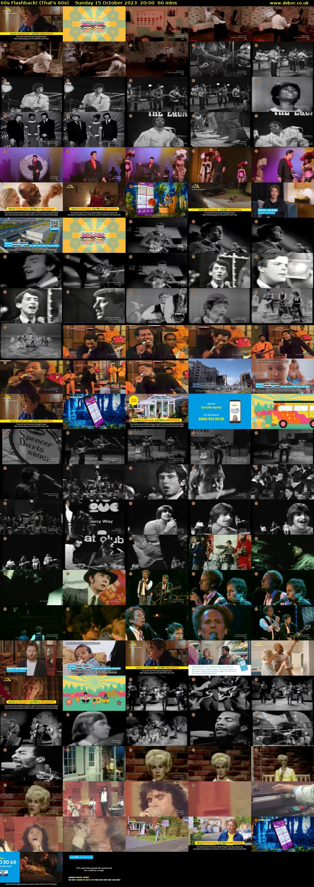 60s Flashback! (That's 60s) Sunday 15 October 2023 20:00 - 21:00