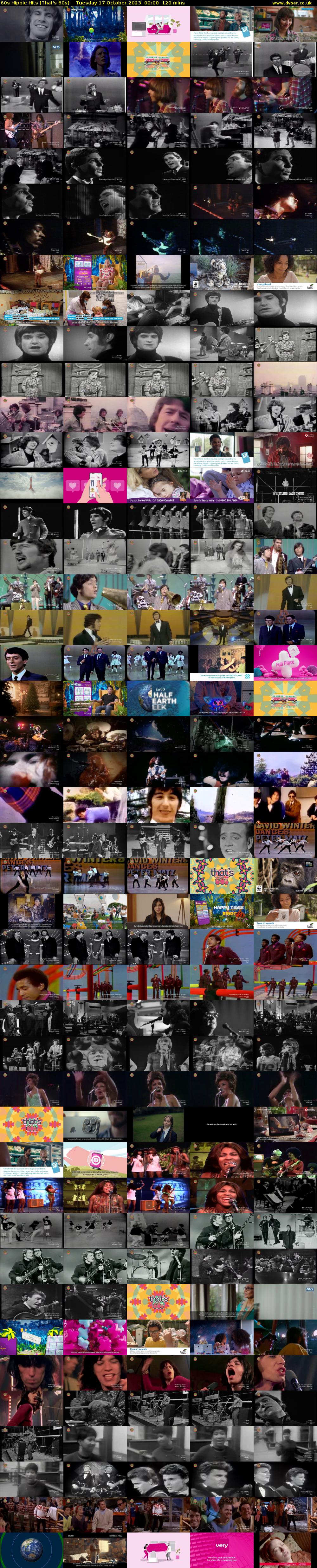 60s Hippie Hits (That's 60s) Tuesday 17 October 2023 00:00 - 02:00