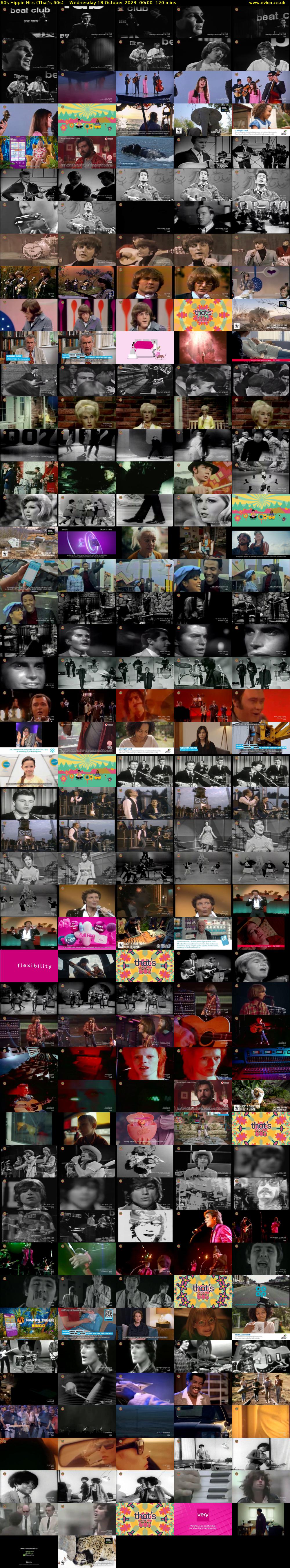 60s Hippie Hits (That's 60s) Wednesday 18 October 2023 00:00 - 02:00