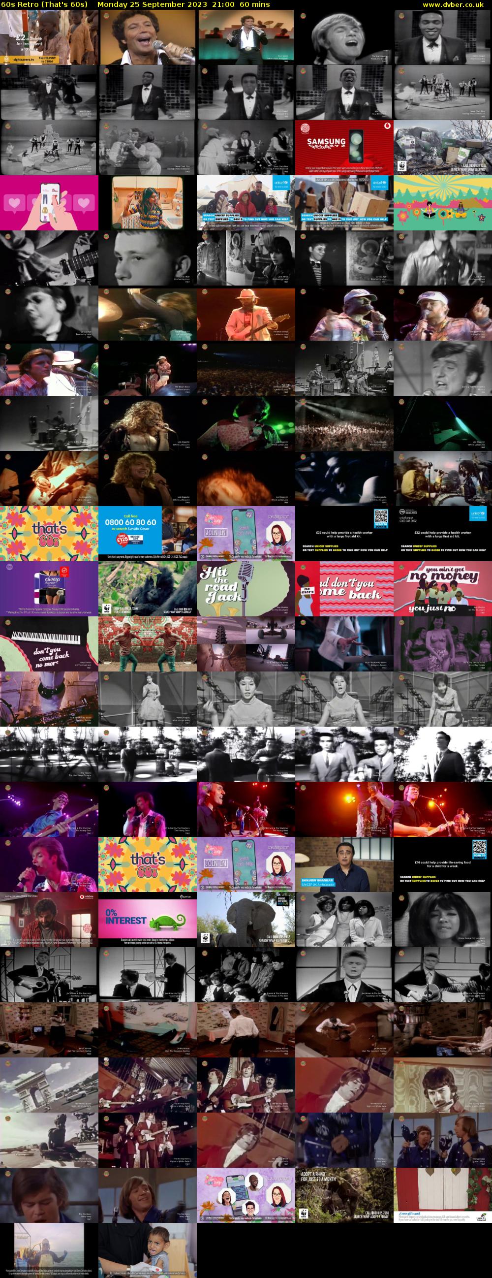 60s Retro (That's 60s) Monday 25 September 2023 21:00 - 22:00