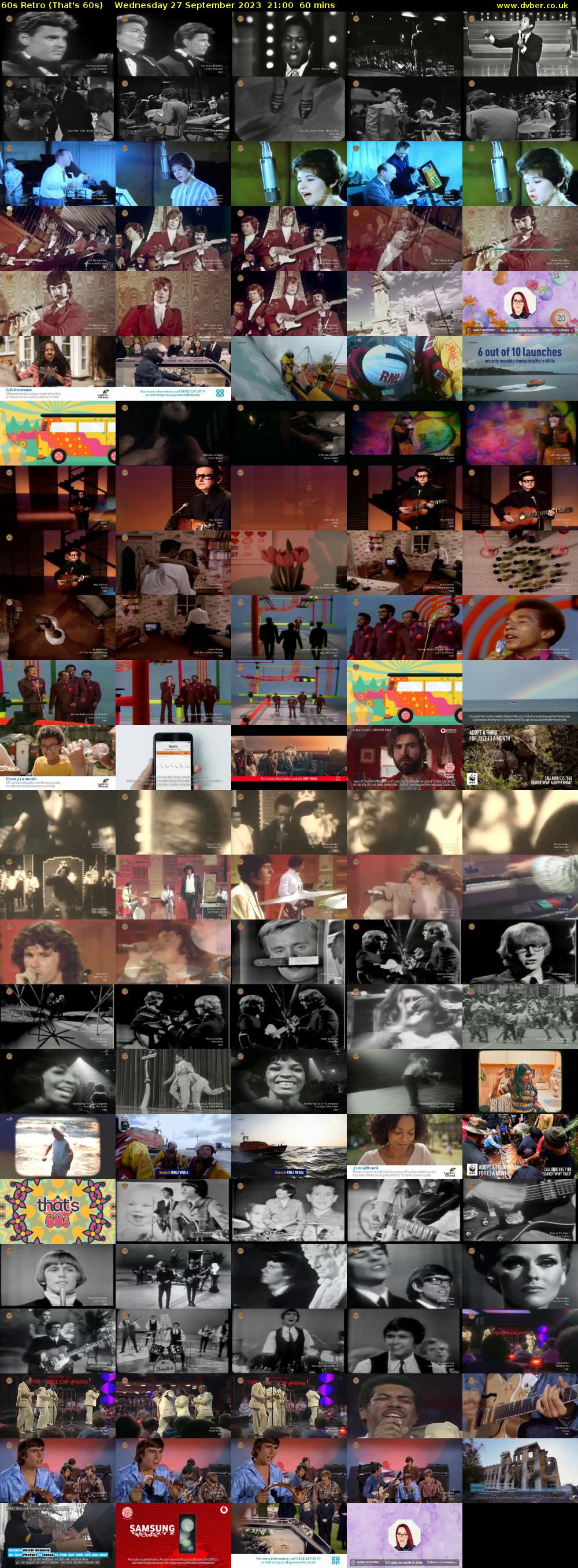60s Retro (That's 60s) Wednesday 27 September 2023 21:00 - 22:00