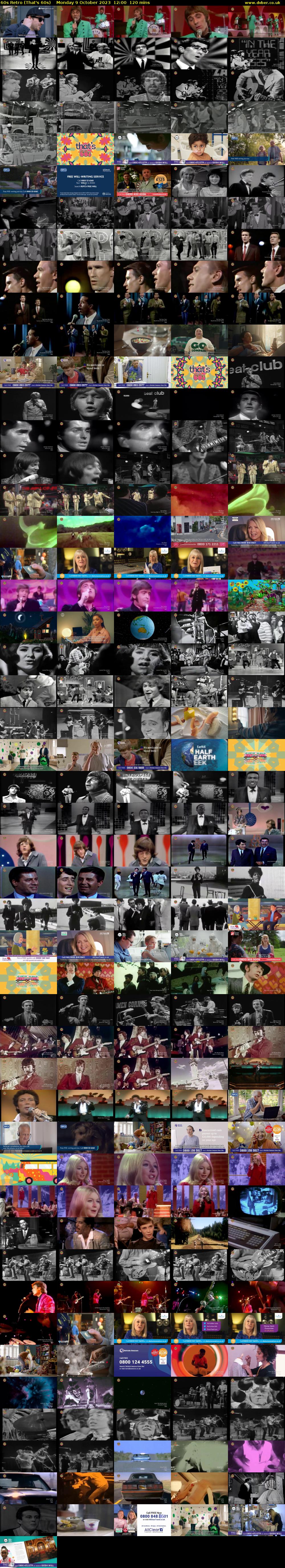 60s Retro (That's 60s) Monday 9 October 2023 12:00 - 14:00