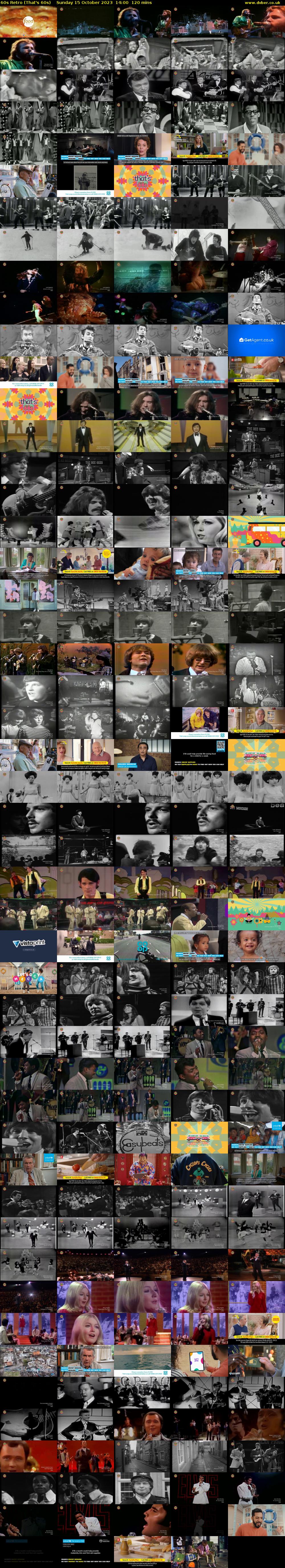 60s Retro (That's 60s) Sunday 15 October 2023 14:00 - 16:00