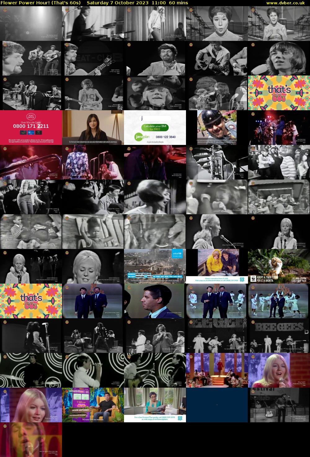 Flower Power Hour! (That's 60s) Saturday 7 October 2023 11:00 - 12:00