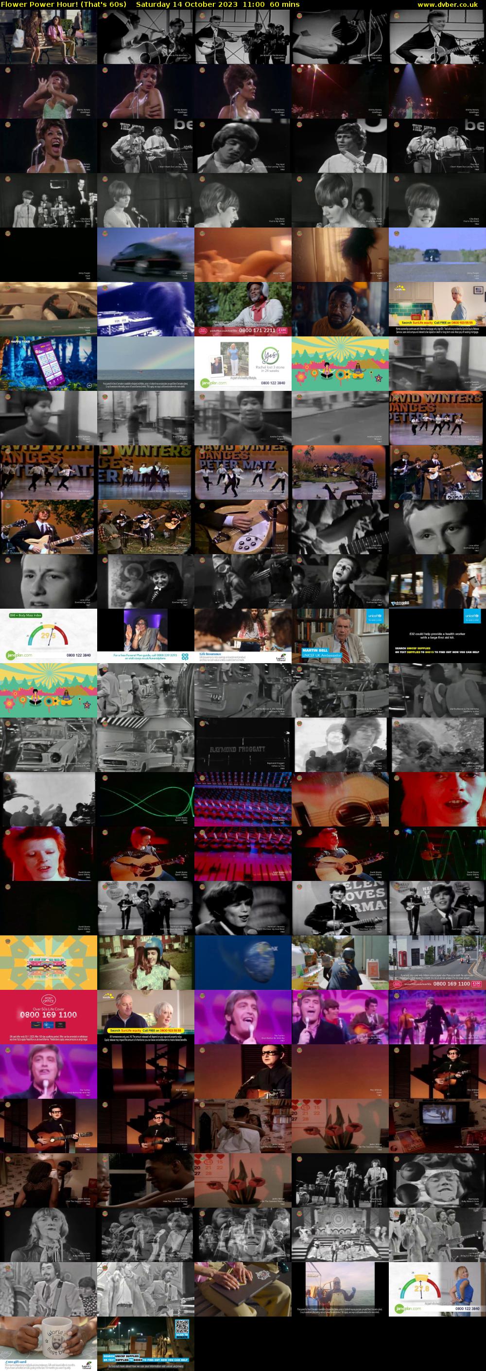 Flower Power Hour! (That's 60s) Saturday 14 October 2023 11:00 - 12:00