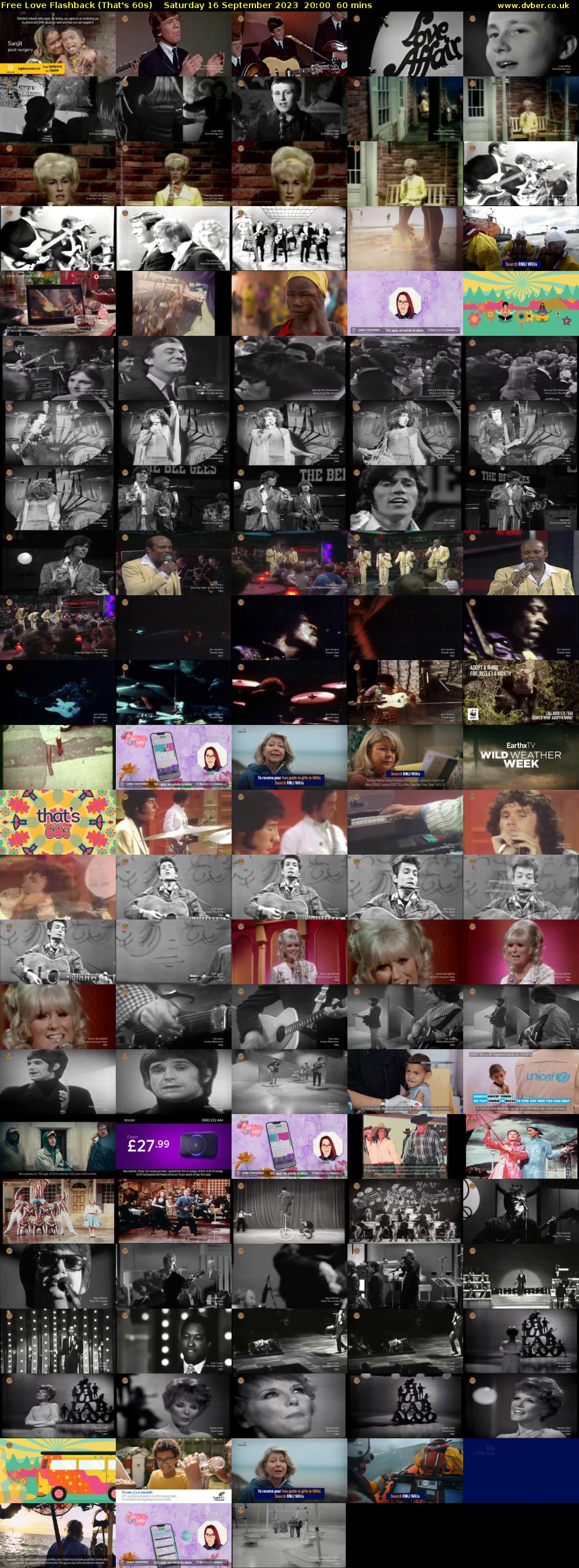Free Love Flashback (That's 60s) Saturday 16 September 2023 20:00 - 21:00