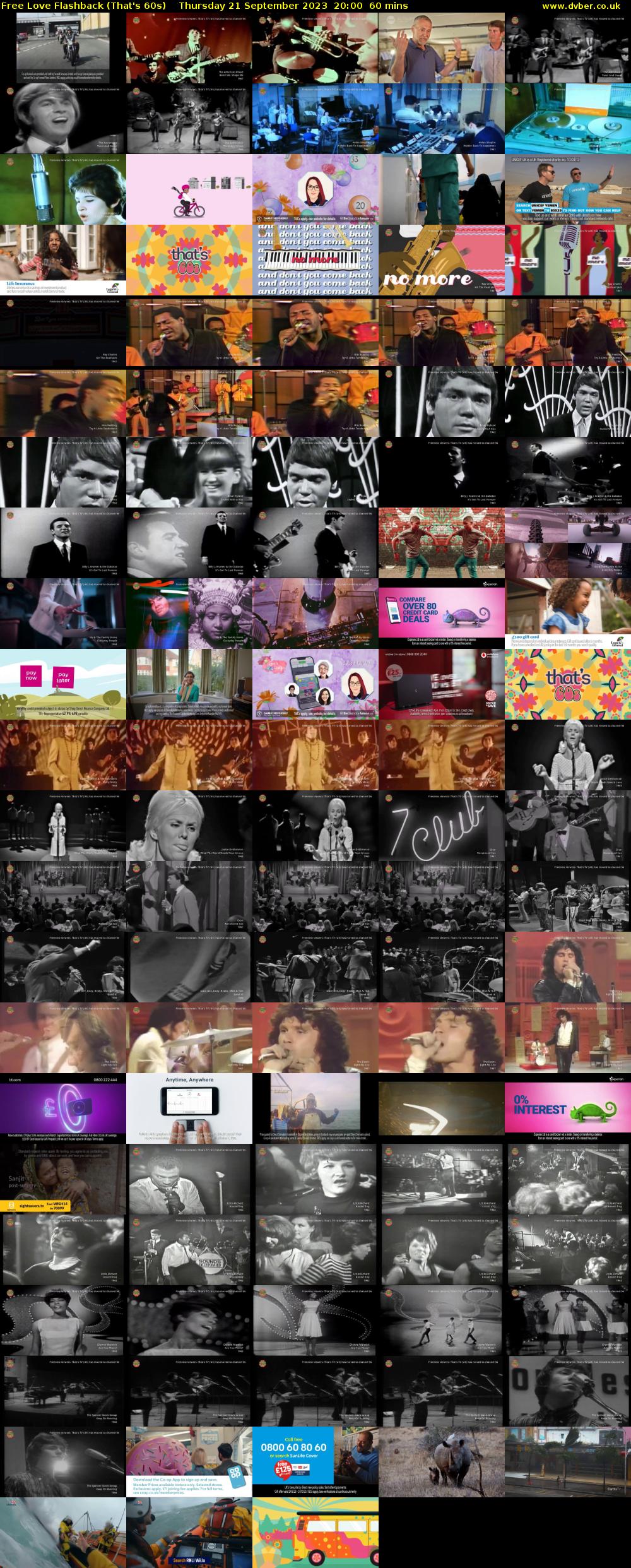 Free Love Flashback (That's 60s) Thursday 21 September 2023 20:00 - 21:00
