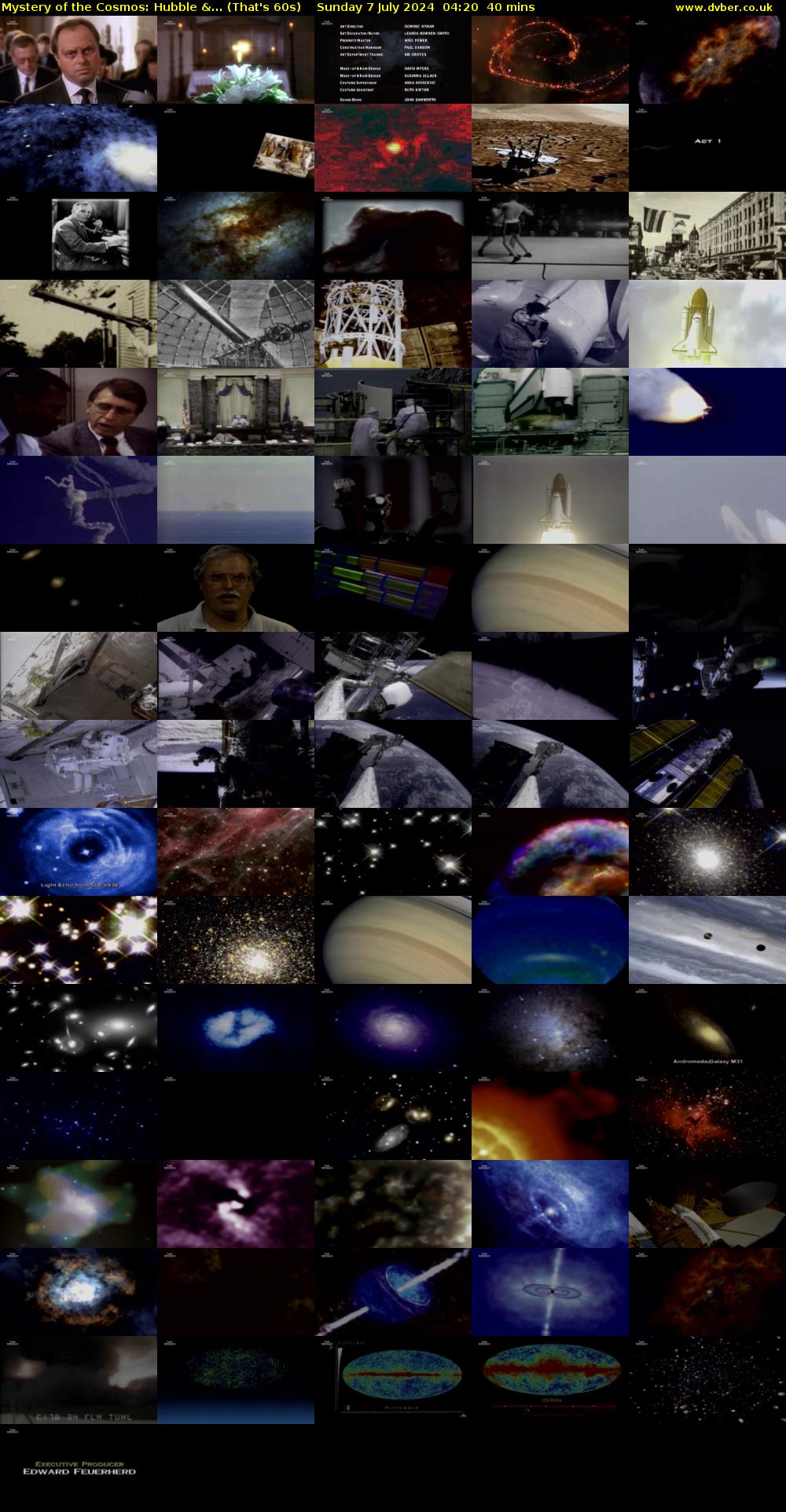 Mystery of the Cosmos: Hubble &... (That's 60s) Sunday 7 July 2024 04:20 - 05:00