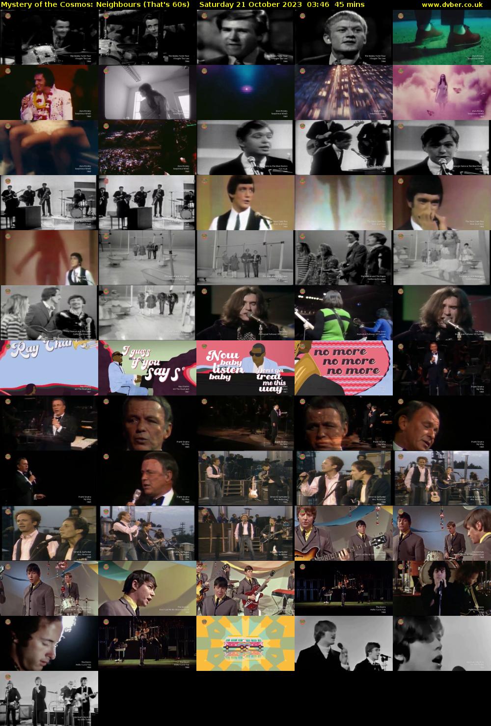 Mystery of the Cosmos: Neighbours (That's 60s) Saturday 21 October 2023 03:46 - 04:31