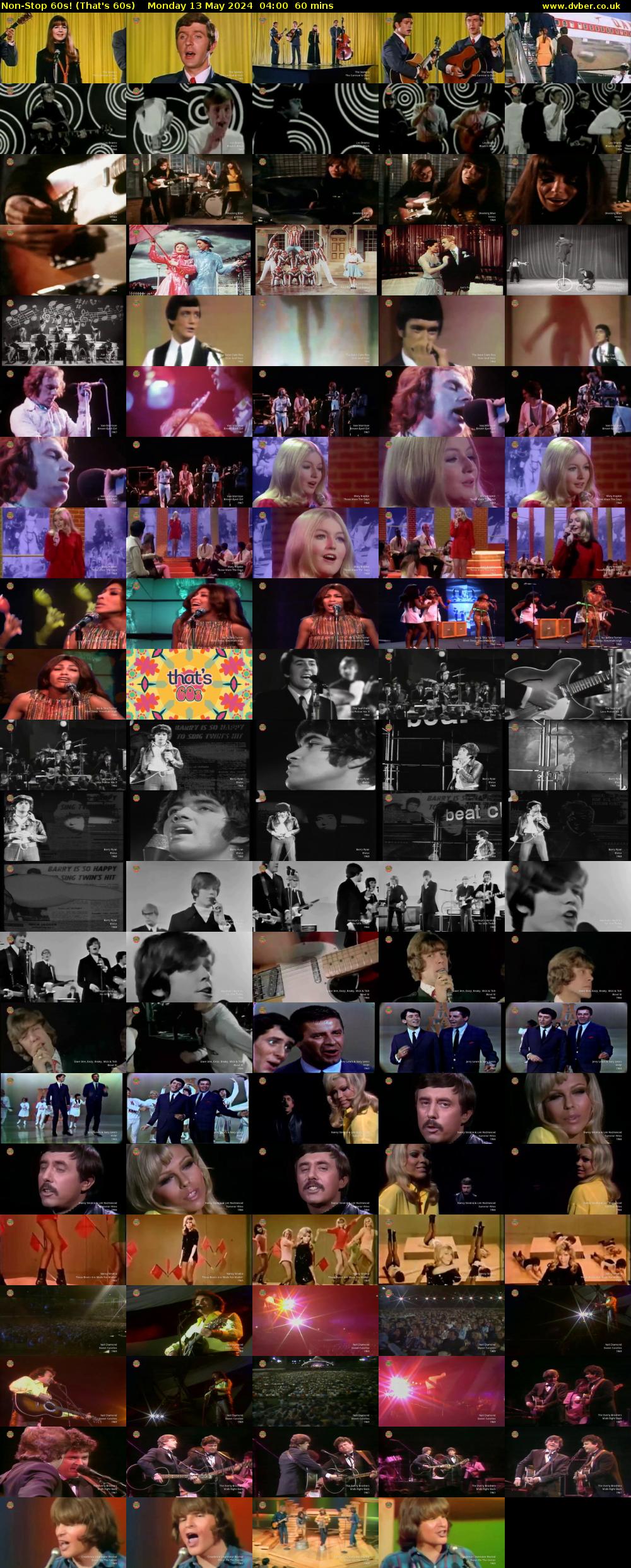 Non-Stop 60s! (That's 60s) Monday 13 May 2024 04:00 - 05:00