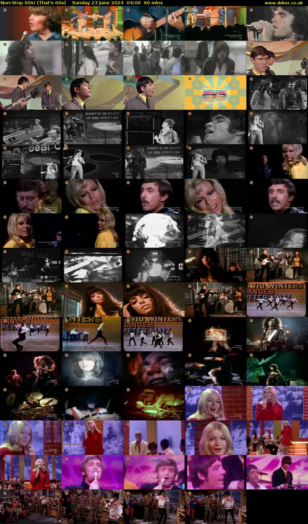 Non-Stop 60s! (That's 60s) Sunday 23 June 2024 04:00 - 05:00