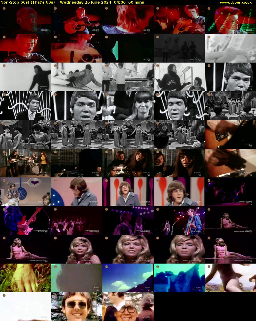 Non-Stop 60s! (That's 60s) Wednesday 26 June 2024 04:00 - 05:00