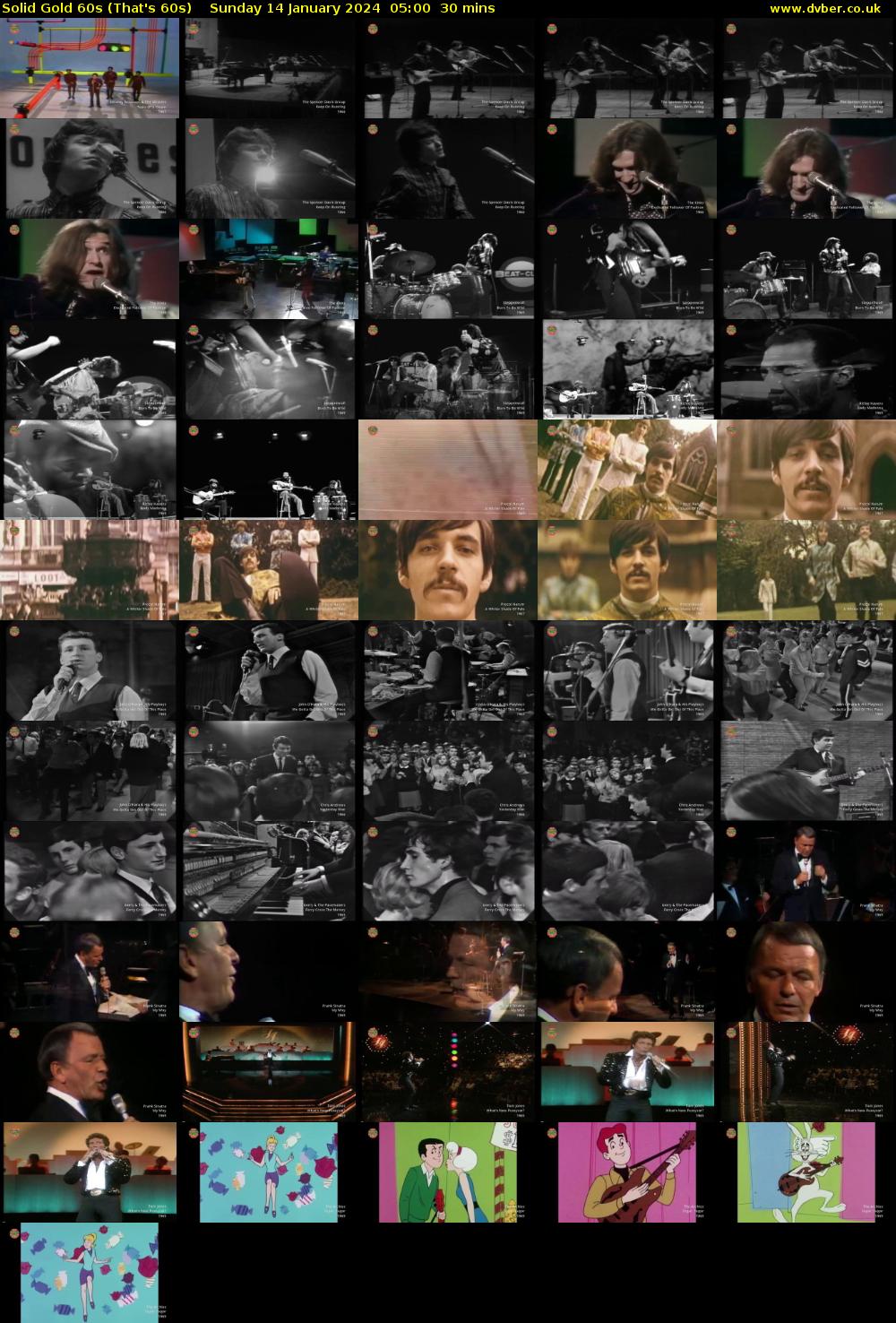 Solid Gold 60s (That's 60s) Sunday 14 January 2024 05:00 - 05:30