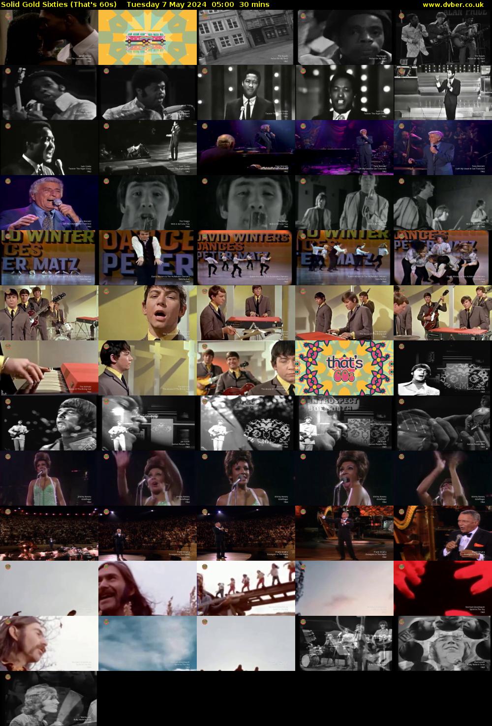 Solid Gold Sixties (That's 60s) Tuesday 7 May 2024 05:00 - 05:30