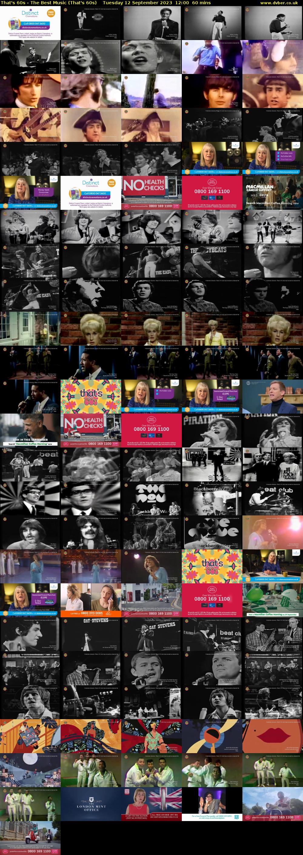 That's 60s - The Best Music (That's 60s) Tuesday 12 September 2023 12:00 - 13:00