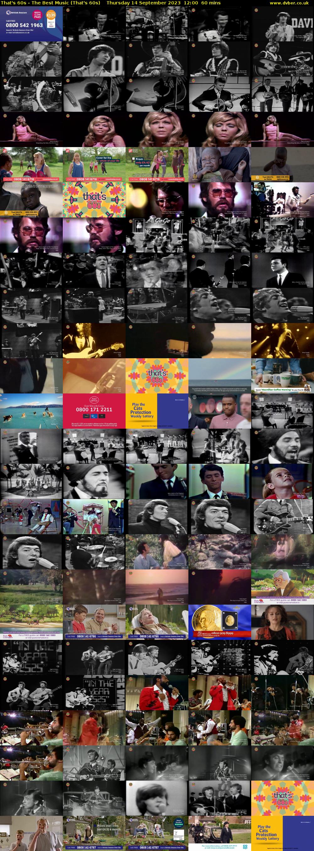 That's 60s - The Best Music (That's 60s) Thursday 14 September 2023 12:00 - 13:00