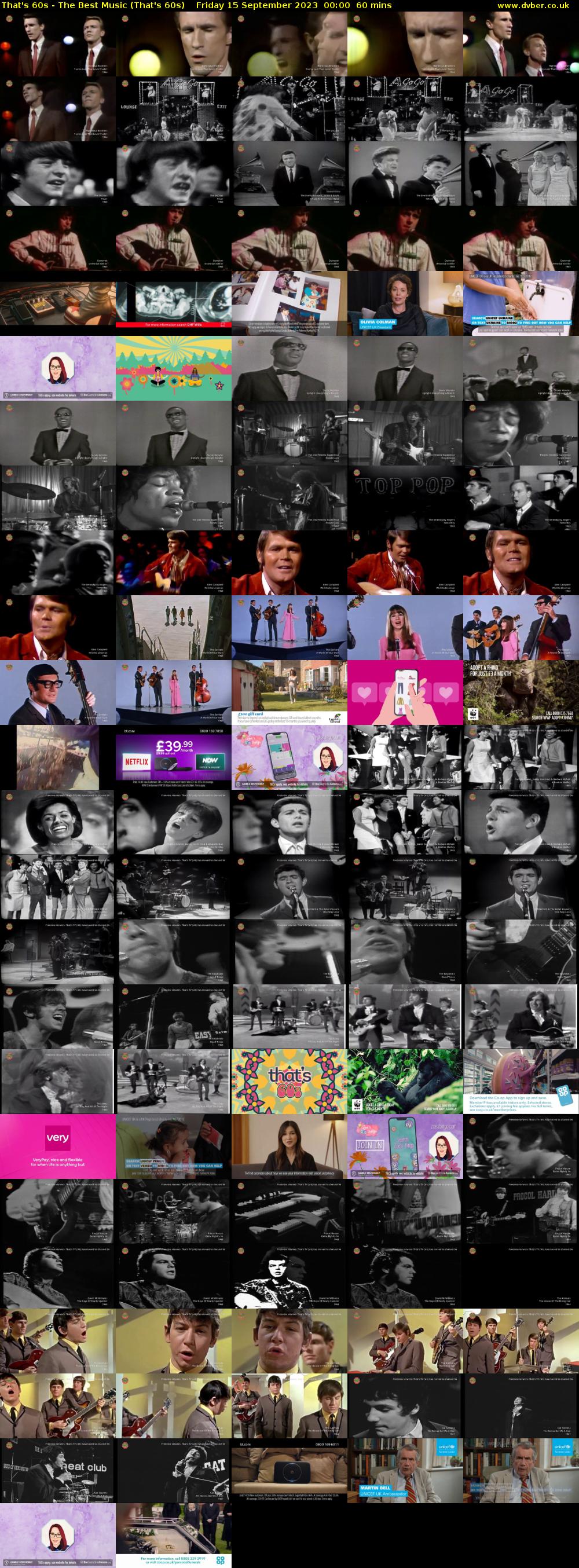 That's 60s - The Best Music (That's 60s) Friday 15 September 2023 00:00 - 01:00