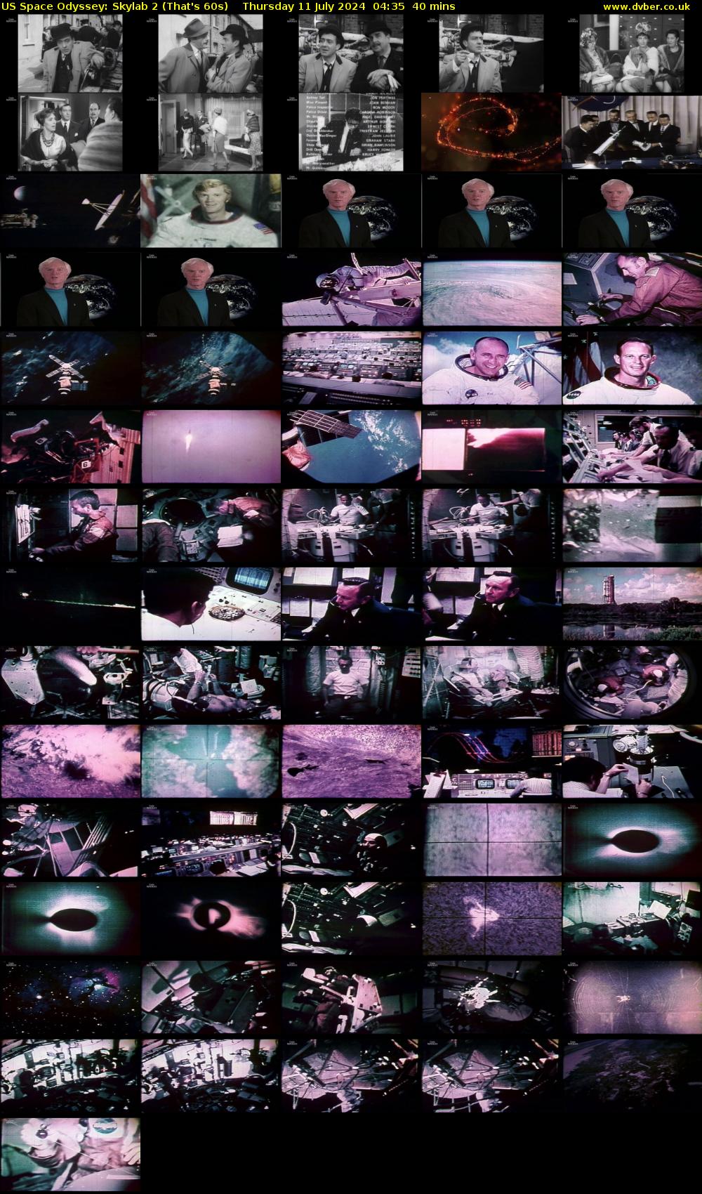 US Space Odyssey: Skylab 2 (That's 60s) Thursday 11 July 2024 04:35 - 05:15