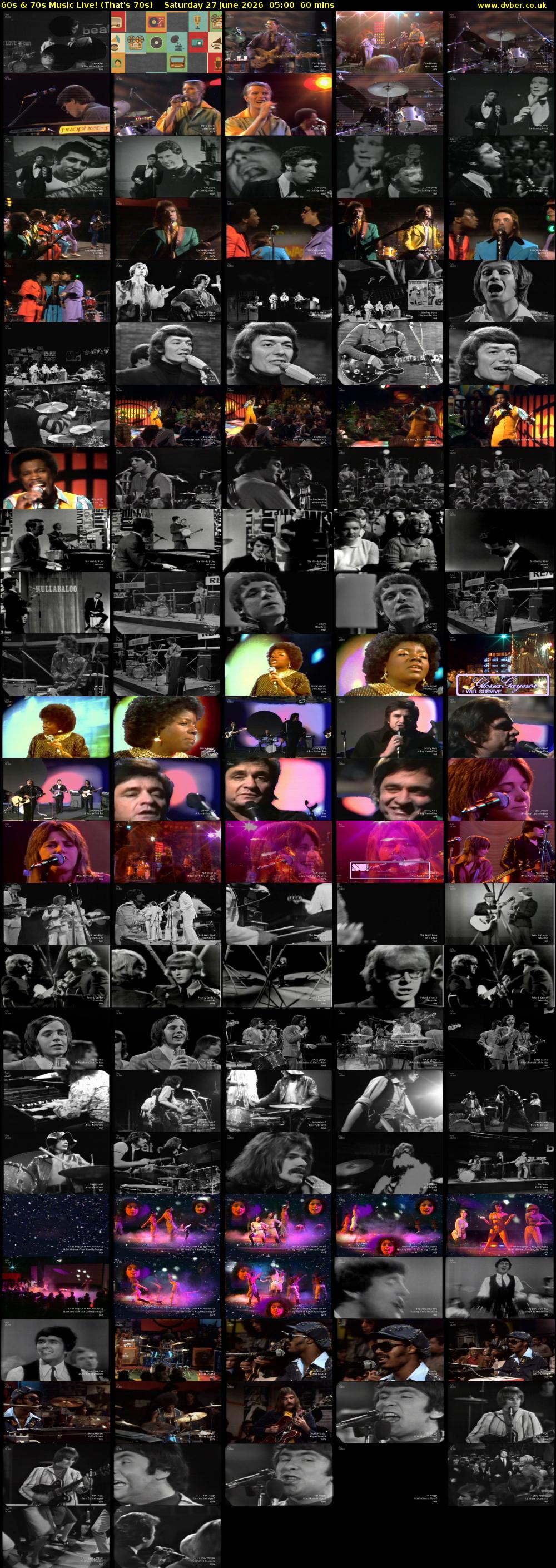 60s & 70s Music Live! (That's 70s) Saturday 27 June 2026 05:00 - 06:00