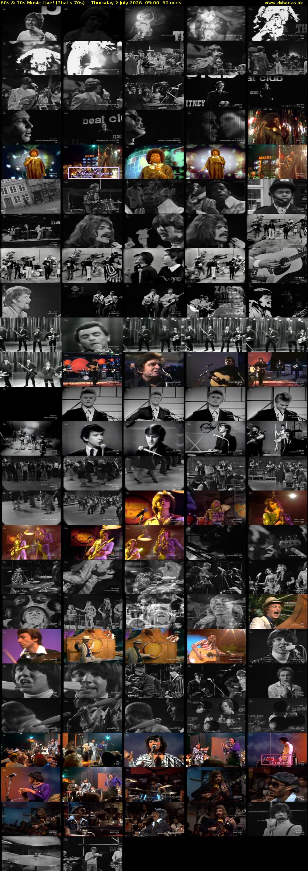 60s & 70s Music Live! (That's 70s) Thursday 2 July 2026 05:00 - 06:00
