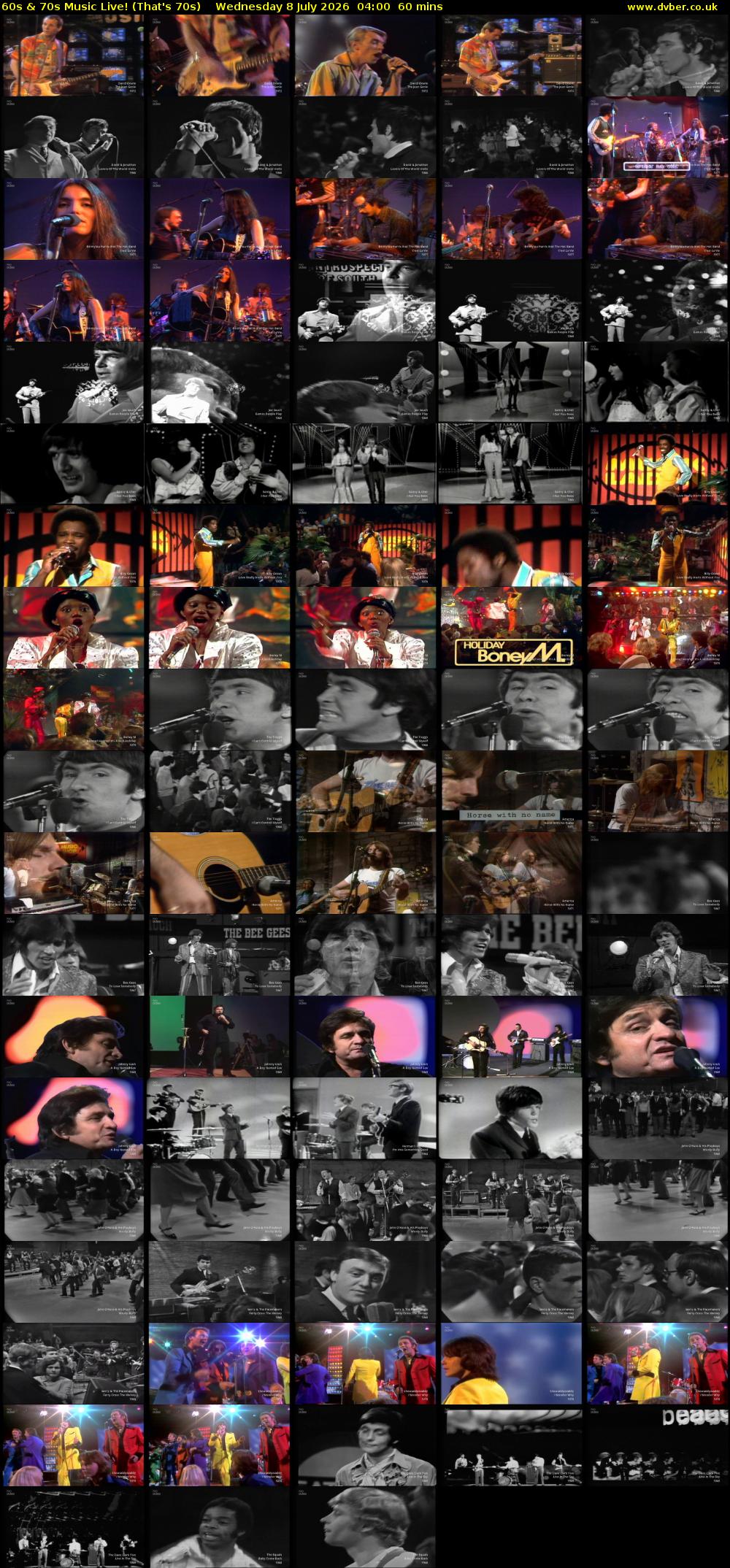 60s & 70s Music Live! (That's 70s) Wednesday 8 July 2026 04:00 - 05:00