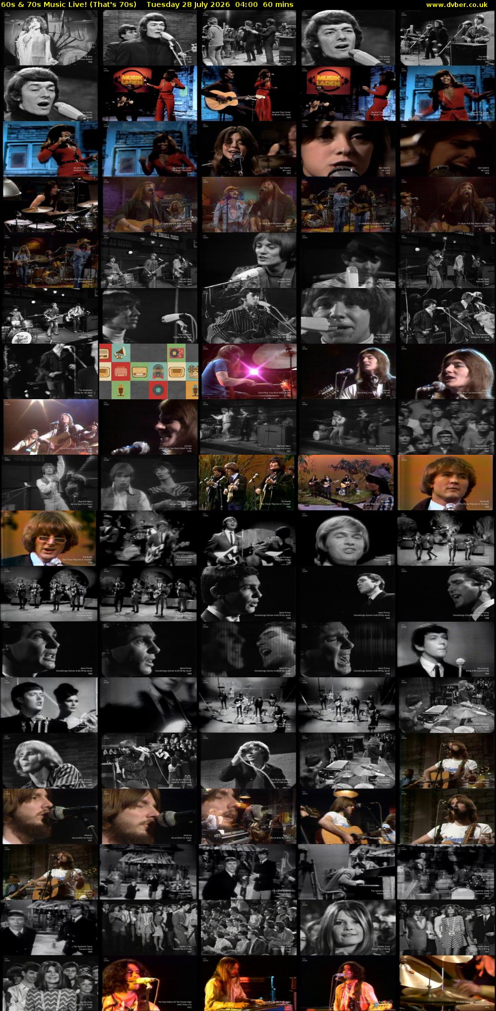 60s & 70s Music Live! (That's 70s) Tuesday 28 July 2026 04:00 - 05:00