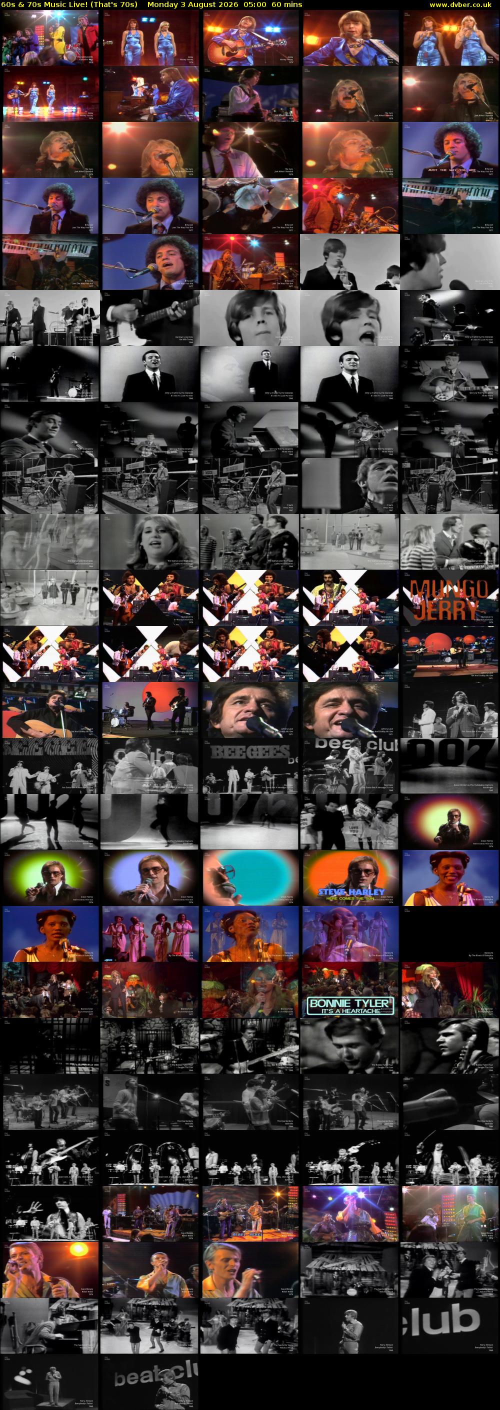 60s & 70s Music Live! (That's 70s) Monday 3 August 2026 05:00 - 06:00